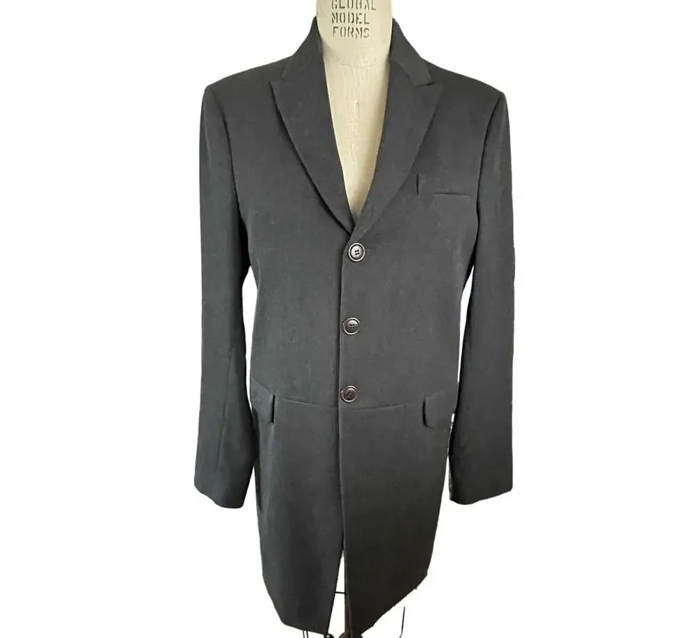 DSquared 100% Wool Gray 3-button Topcoat IT Size 50/ US Medium 38-40